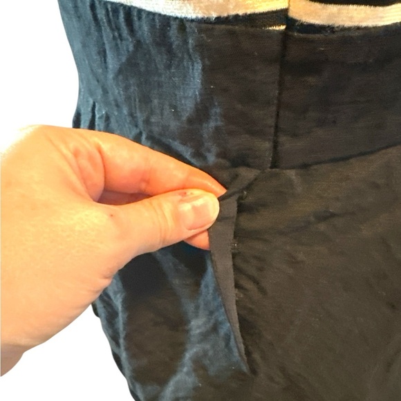 BCBGMaxAzria Black and White Striped Tiered Dress - Picture 6 of 8